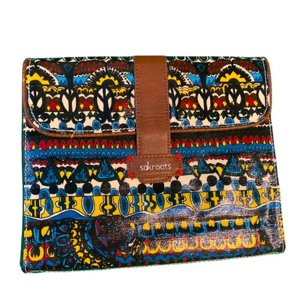 Sakroots‎ Artist Circle Boho IPad Case NWOT - Picture 1 of 5